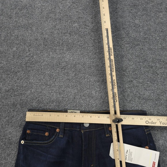 Levis Jeans Mens 29x32 Dark Wash Blue 511 Slim Stretch Denim Flex Red Tab NEW - Picture 8 of 14